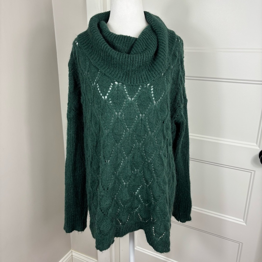 Elsamanda Mohair Blend Evergreen Sweater‎ S